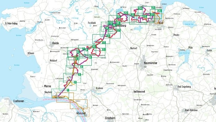 Fietsgids Nord-Ostsee-Kanal-Route Von Brunsbüttel nach Kiel | Bikeline