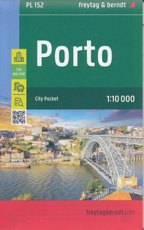 Stadsplattegrond Pl City Pocket Porto Oporto Freytag Berndt