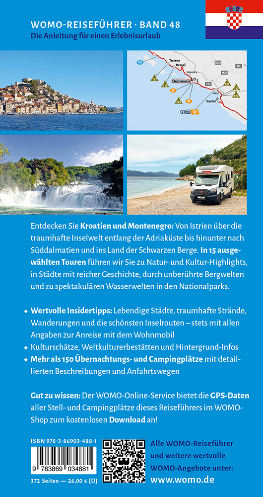 Campergids Entdeckertouren Mit Dem Wohnmobil Kroatien Womo Verlag