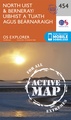 Wandelkaart - Topografische kaart 454 OS Explorer Map | Active North Uist / Berneray | Ordnance Survey