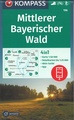 Wandelkaart 196 Mittlerer Bayerischer Wald | Kompass