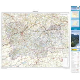 Wegenkaart - landkaart Mapa Provincial Ourense | CNIG - Instituto Geográfico Nacional