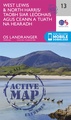 Wandelkaart - Topografische kaart 13 Landranger Active West Lewis / North Harris | Ordnance Survey