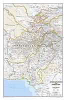 Afghanistan & Pakistan, 55 x 83 cm
