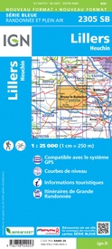 Wandelkaart - Topografische kaart 2305 SB - Serie Bleue Lillers - Heuchin | IGN - Institut Géographique National
