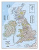 Wandkaart 02022 Britain and Ireland - Groot Brittannië en Ierland, 60 x 76 cm | National Geographic