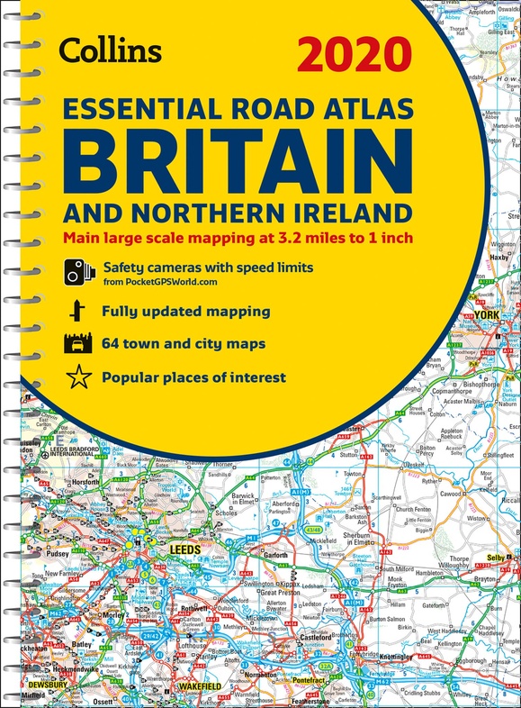 Wegenatlas Britain Essential Road Atlas 2020 Collins