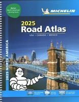 Road Atlas USA Canada Mexico 2025 | A4-Formaat | Ringband