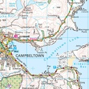 Wandelkaart - Topografische kaart 068 Landranger South Kintyre & Campbeltown | Ordnance Survey