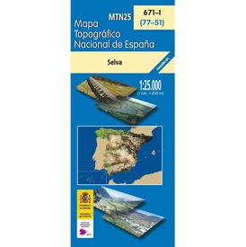 Topografische kaart 671-I Selva (Mallorca) | CNIG - Instituto Geográfico Nacional