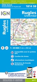 Wandelkaart - Topografische kaart 1814 SB - Serie Bleue Rugles – La Ferté-Frênel | IGN - Institut Géographique National