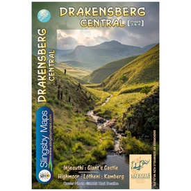 Wandelkaart 3&4 South Africa: Drakensberg Central | Slingsby Maps