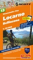 Mountainbikekaart 13 Locarno / Bellinzona MTB kaart | Hallwag