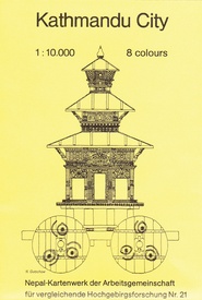 Stadsplattegrond 21 Kathmandu City | Nepal Kartenwerk