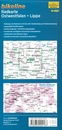Fietskaart NRW07 Bikeline Radkarte Ostwestfalen Lippe | Esterbauer