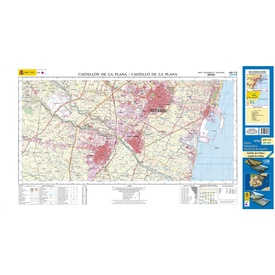 Topografische kaart 641-I/II Castellón de la Plana / Castelló de la Plana | CNIG - Instituto Geográfico Nacional1