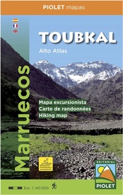 Wandelkaart Toubkal, Hoge Atlas - Marokko | Editorial Piolet