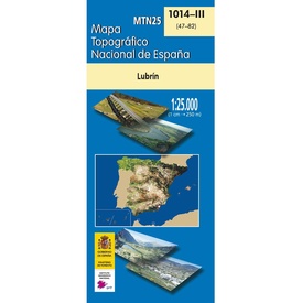 Topografische kaart 1014-III Lubrín | CNIG - Instituto Geográfico Nacional