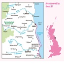 Wandelkaart - Topografische kaart 081 Landranger Alnwick & Morpeth | Ordnance Survey