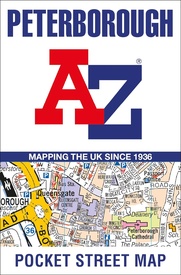 Stadsplattegrond Pocket Street Map Peterborough | A-Z Map Company