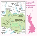 Wandelkaart - Topografische kaart 160 Landranger Brecon Beacons - Wales | Ordnance Survey