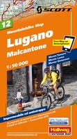 Lugano / Malcantone MTB kaart