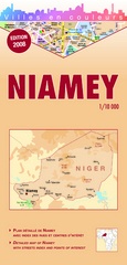 Plattegrond Plan de la ville de Niamey ( Niger ) | Laure Kane