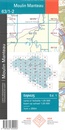 Wandelkaart - Topografische kaart 63/1-2 Topo25 Moulin Manteau | NGI - Nationaal Geografisch Instituut