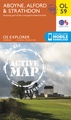 Wandelkaart - Topografische kaart 59 OS Explorer Map | Active Aboyne / Alford / Strathdon | Ordnance Survey