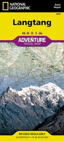 Wandelkaart 3004 Adventure Map trekkingmap Langtang - Nepal | National Geographic