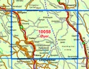 Wandelkaart - Topografische kaart 10058 Norge Serien Øyer | Nordeca