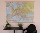 Wandkaart Europa fysisch groot met houten stokken | 170 x 121 cm | Freytag & Berndt Wandkaart Europa fysisch groot | 170 x 121 cm | Freytag & Berndt