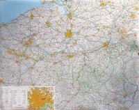 Belgie & Luxemburg 125 x 99 cm