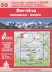 Wandelkaart 50 Bernina: Valmalenco - Sondrio | L'Escursionista editore