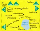 Wandelkaart 2471 Lago di Bolsena | Kompass