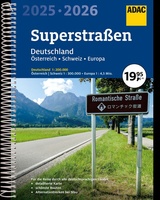 Superstraßen 2025/2026 Deutschland 1:200 000 | A4 | Ringband