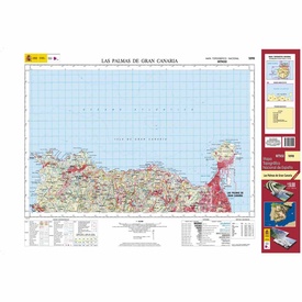 Topografische kaart 1098 MT50 Las Palmas de Gran Canaria (Gran Canaria) | CNIG - Instituto Geográfico Nacional1