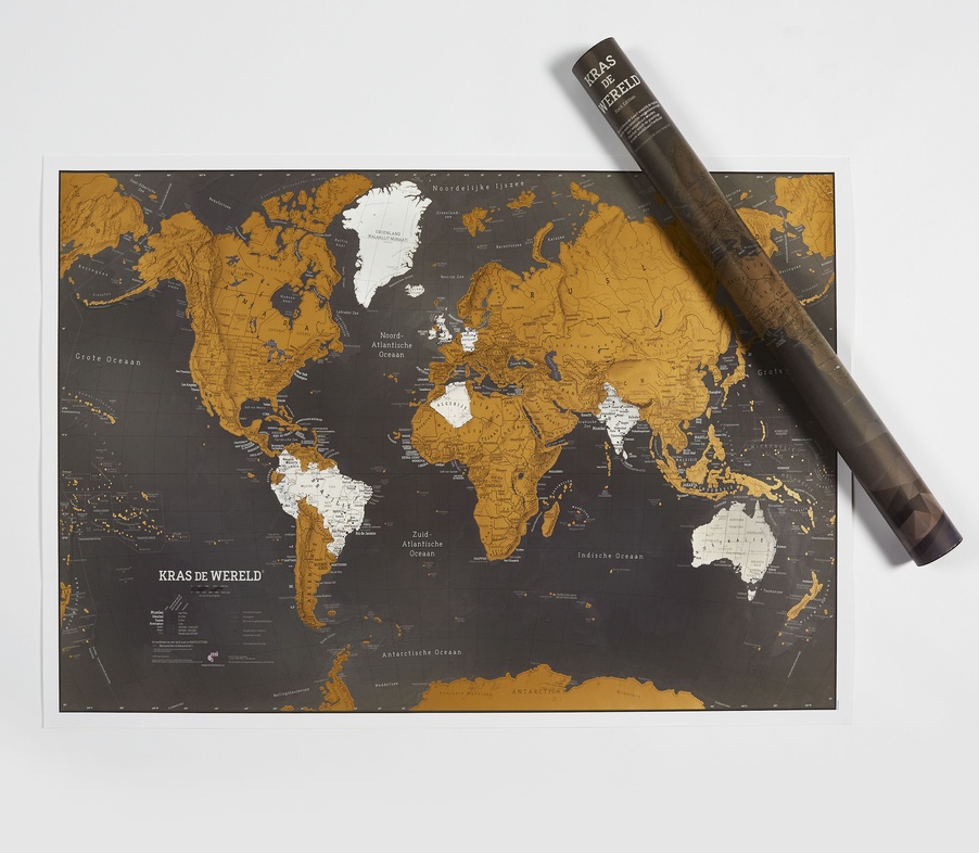 Koopje Compliment kopen Scratch Map Scratch Wereldkaart Zwart NEDERLANDS | Maps International |  9781912203710 | Reisboekwinkel De Zwerver