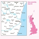 Wandelkaart - Topografische kaart 038 Landranger Aberdeen, Inverurie & Pitmedden | Ordnance Survey