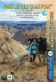 Wandelkaart Namibia: Fish River Canyon | Slingsby Maps