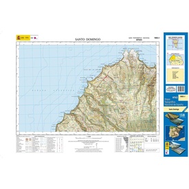 Topografische kaart 1083-I Santo Domingo (La Palma) | CNIG - Instituto Geográfico Nacional1