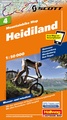 Mountainbikekaart 4 Heidiland MTB kaart | Hallwag