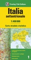 Wegenkaart - landkaart Italia Nord settentrionale - Noord Italië | Touring Club Italiano
