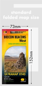 Wandelkaart Brecon Beacons West | Harvey Maps