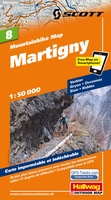 Martigny MTB kaart