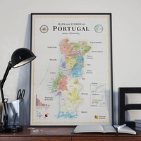 Portugal mapa dos vinhos | 50x 70 cm