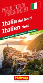 Wegenkaart - landkaart Road maps Italien Nord -Italië Noord | Hallwag