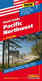 Wegenkaart - landkaart 1 USA Road guides USA Pacific Noord West | Hallwag