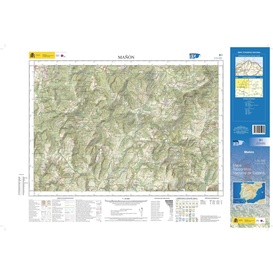 Topografische kaart 8-I Mañón | CNIG - Instituto Geográfico Nacional1