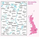 Wandelkaart - Topografische kaart 153 Landranger Bedford & Huntingdon, St Neots & Biggleswade | Ordnance Survey